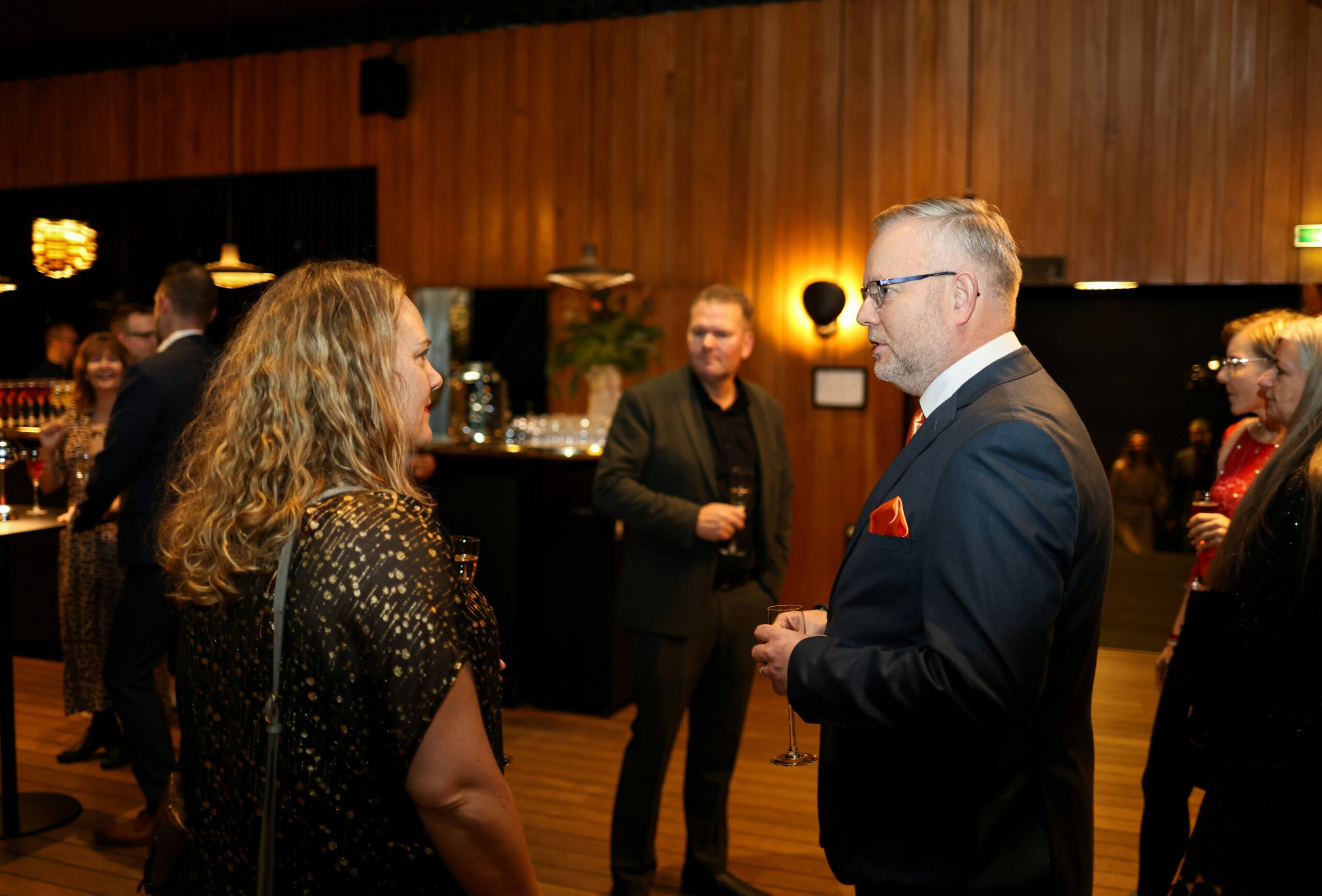 Mingelfotograf företagsevent.