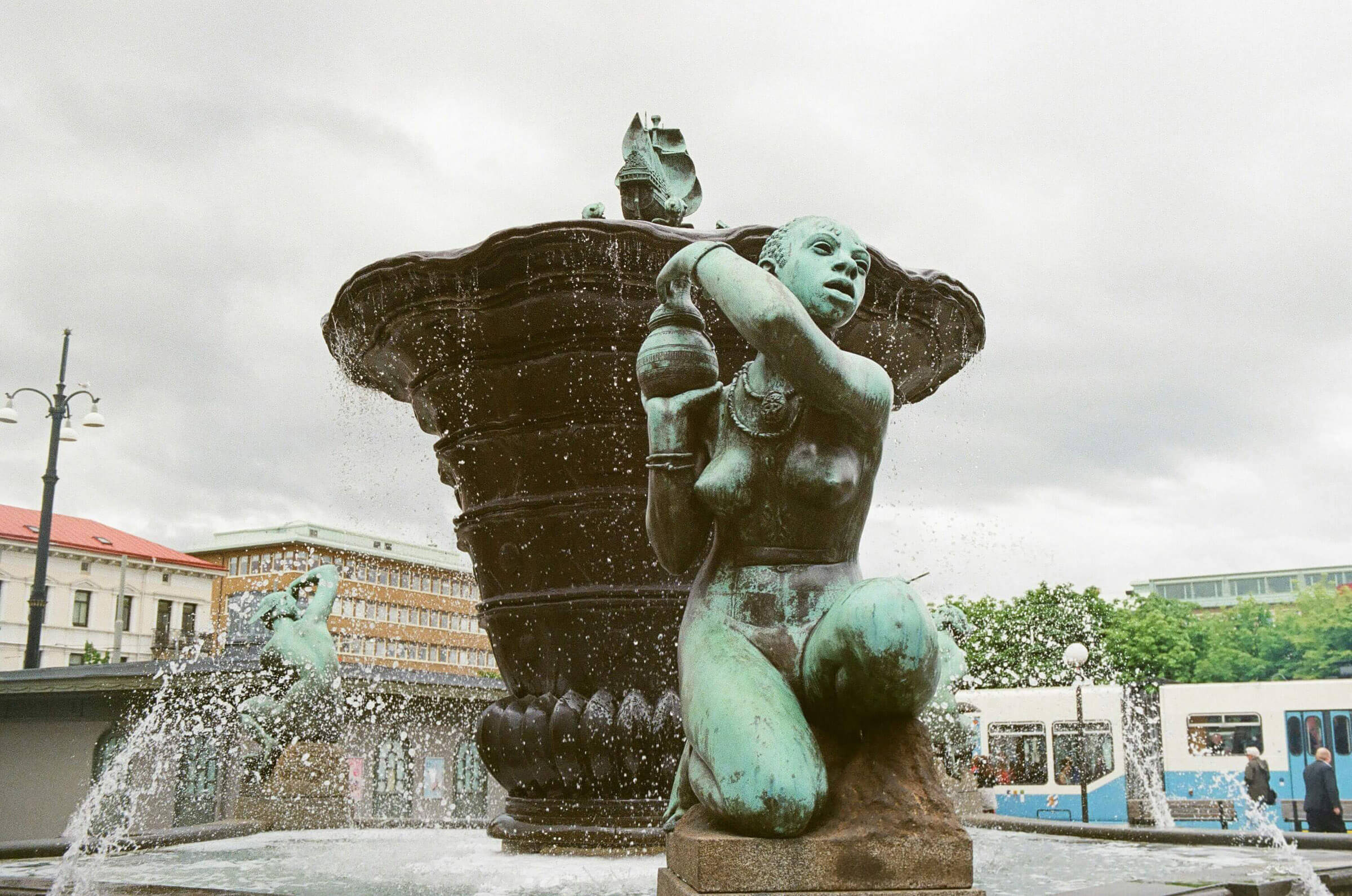 Fotografering staty.